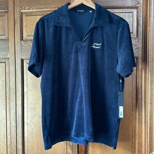 New with tag men’s navy blue Karl Lagerfeld Paris polo shirt size large